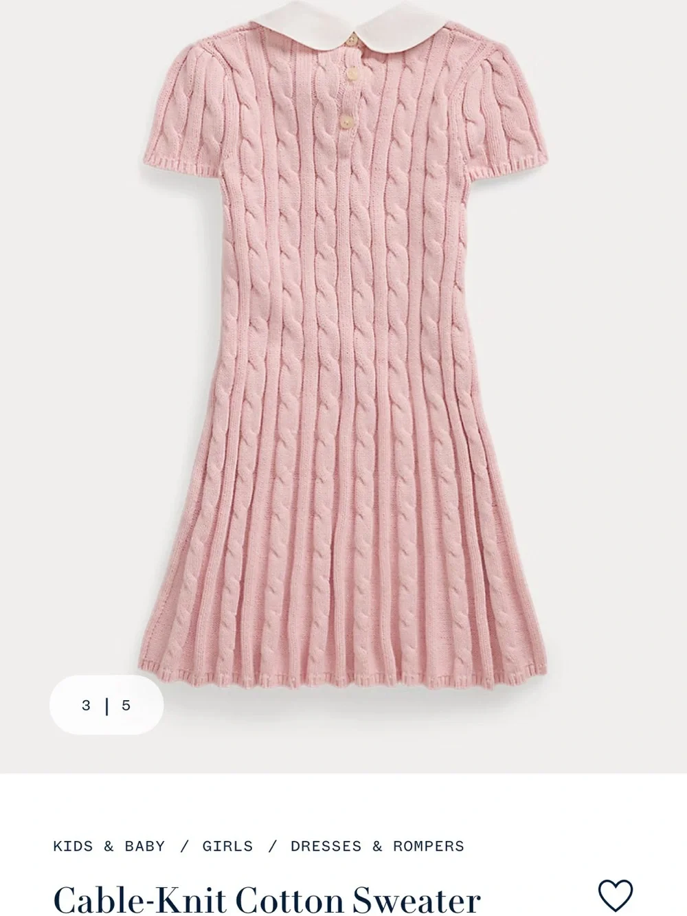 Ralph Lauren soft pale